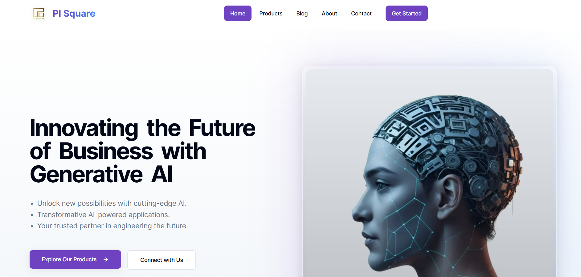 PiSquare.ai Website